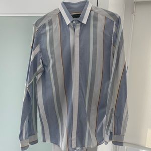 Salvatore Ferragamo, Size L, men’s dress shirt, no stains or tears.